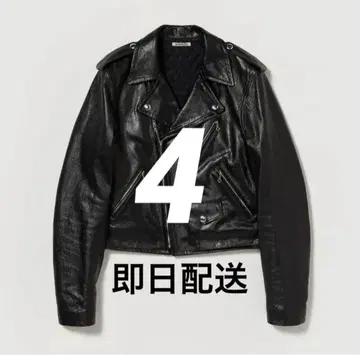 AURALEE 25AW LAMB LEATHER 라이더스 재킷