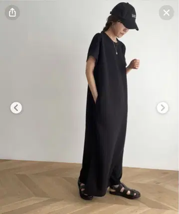 캐널진 원피스 블랙