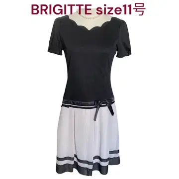 새상품급 브리짓 리본이 귀여운 도킹 원피스 11호, L