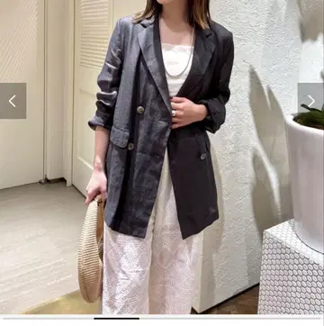 SLOBE IENA 라미 조젯 자켓