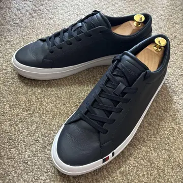 [새상품급] TOMMY HILFIGER 가죽 스니커즈 28cm