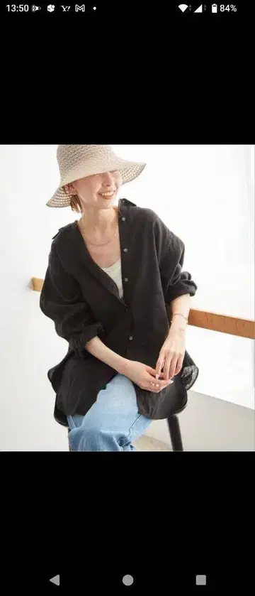슬로브 이에나 린넨 셔츠