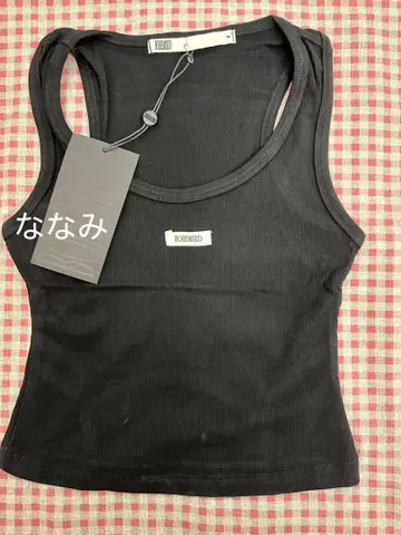 BOHEMENSO 블랙 탱크탑
