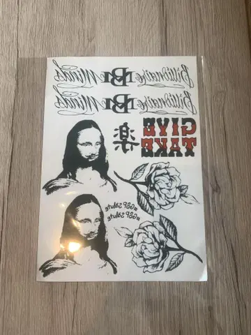KOHH 2017년 라이브 굿즈 타투 씰