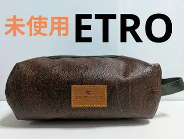 ETRO 페이즐리 무늬 가죽 파우치
