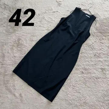 컨디션 최상 theory luxe 띠어리 슬리브리스 롱 원피스 42