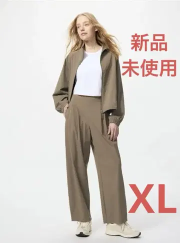 새상품 울트라 스트레치 액티브 와이드 팬츠 카키 XL