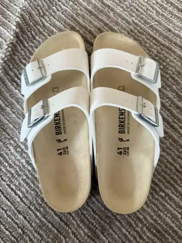 BIRKENSTOCK 화이트 애리조나 41