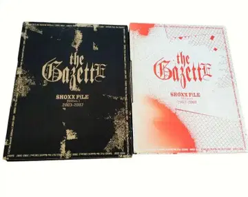 the GazettE SHOXX FiLE Edition 1 2 가제트