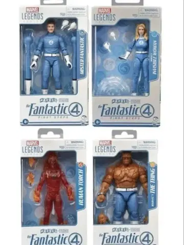 Marvel Legends 판타스틱 포 4개 세트