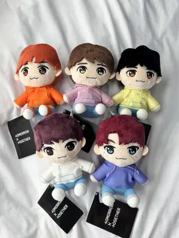TXT 쪼르르 앉아있는 CROWN 봉제 인형 5개 세트 SEGA