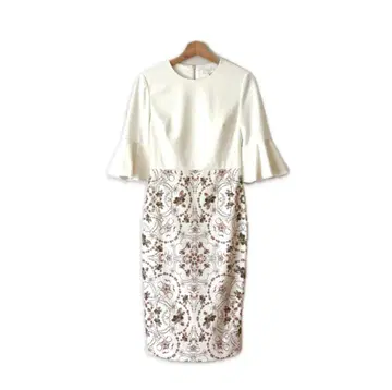 TED BAKER 플레어 슬리브 꽃무늬 원피스