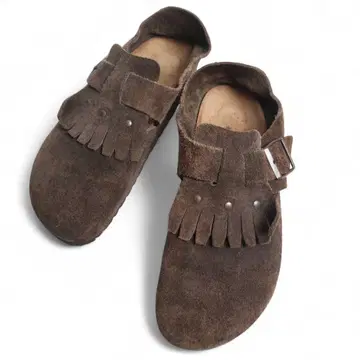 birkenstock 단종 잘츠부르크 스웨이드 샌들 브라운 27