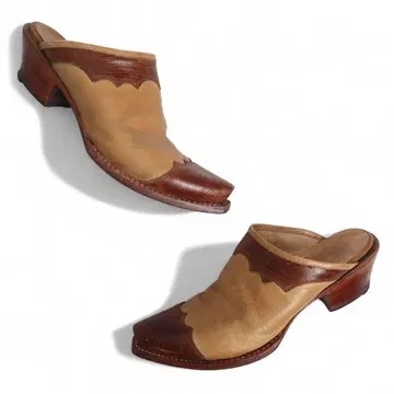 Vintage adams boots 남성용 웨스턴 부츠 슬립온