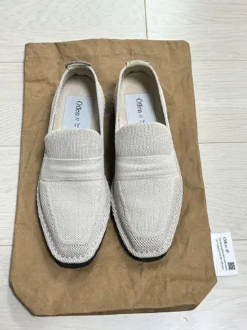 [ Offen 오펜 ] square UNCLECHIC 로퍼 베이지