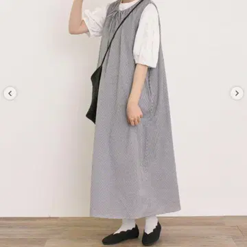 사만사 모스모스 슬리브리스 원피스