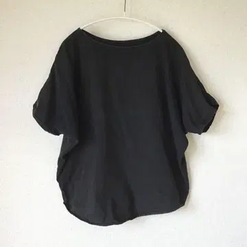 레어 (샘플) 젠 선생님의 일상복 돌먼 슬리브 티셔츠 반팔 블랙
