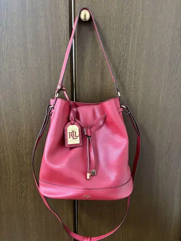 Lauren Ralph Lauren 빨간색 버킷 백