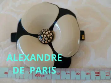 ALEXANDRE DE PARIS 까멜리아 헤어 머리핀