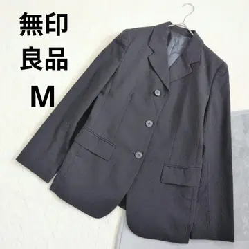 무인양품 테일러드 자켓 M 블랙 백 오픈
