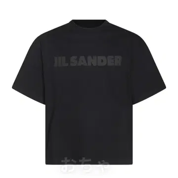 JIL SANDER 블랙 로고 티셔츠 사이즈 S