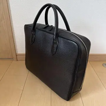 UNITED ARROWS 가죽 스퀘어 브리프 소가죽 비즈니스 백 새상품급