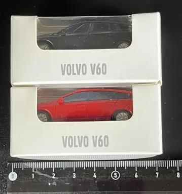 VOLVO V60 미니카 세트 블랙 빨간색