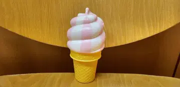 쇼와 레트로 소프트 아이스크림 모양 저금통 플라스틱