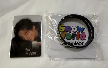 Snow World 메구로 렌 러버 밴드 트레이딩 카드 세트