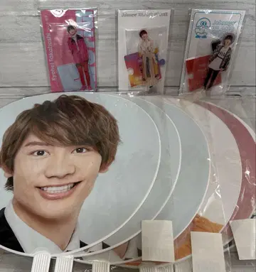 나니와단시 후지와라 죠이치로 부채 아크릴 스탠드 묶음 판매