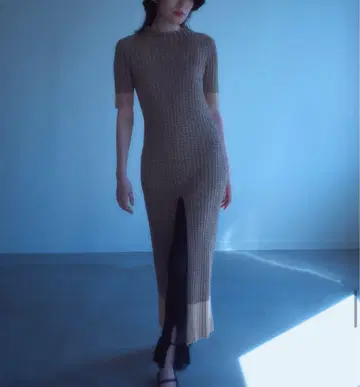accordion LINEN COTTON 원피스