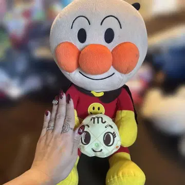 호빵맨 봉제 인형 약 40cm 반다이 제조