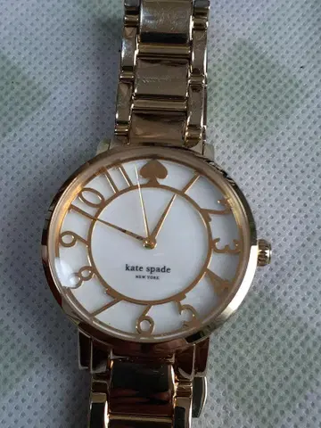 kate spade 아날로그 손목시계 골드