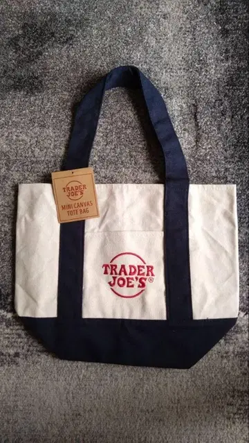 TRADER JOE'S 에코백 미니 네이비만