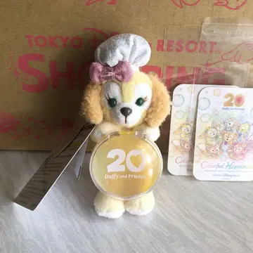 쿠키 앤 봉제인형 참 컬러풀 해피니스 20주년 씰 2매