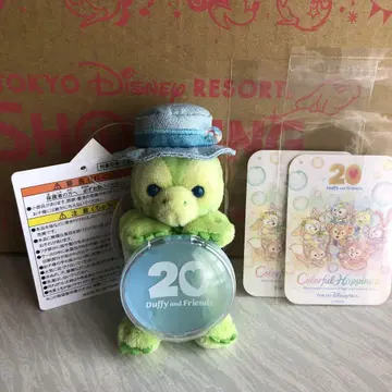 올멜 봉제 인형 참 컬러풀 해피니스 20주년 해피니스 씰 2매