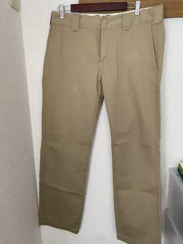 Dickies 베이지 치노 팬츠 34인치