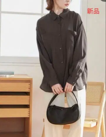 새상품 ANGIE 시어 셔츠 블라우스
