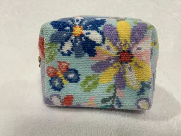 USED 페일러 라브라리 파우치 꽃무늬 10.5 x 12.5 x 6