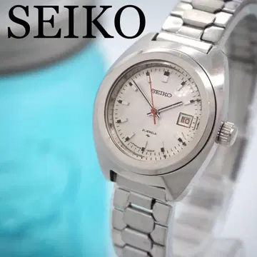 219 SEIKO 시계 수동 여성용 데이트 실버 빈티지