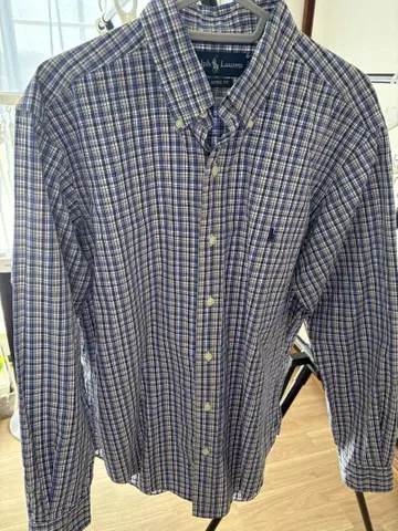 Ralph Lauren 체크 무늬 긴팔 셔츠 L