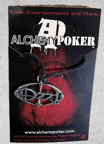 Ozzy Osbourne 로고 목걸이 ALCHEMY POKER