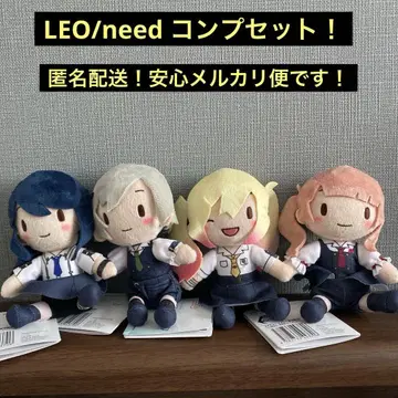 프로젝트 세카이 후와푸치 미니 봉제인형 Leo/need 4종 세트