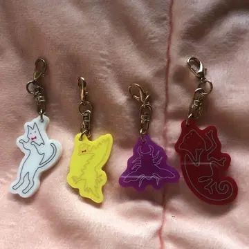 요루시카 달과 고양이의 댄스 랜덤 아크릴 키링