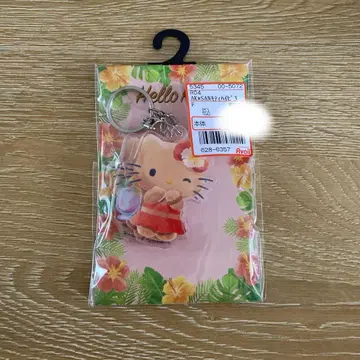 산리오 아베일 3연 아크릴 참 키링 일광화상 키티