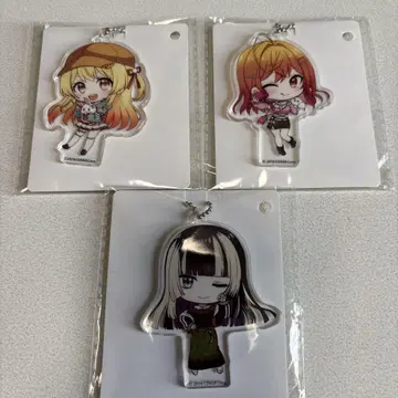 ReGLOSS SD 아크릴 볼 체인 3개 세트 GIGO 콜라보