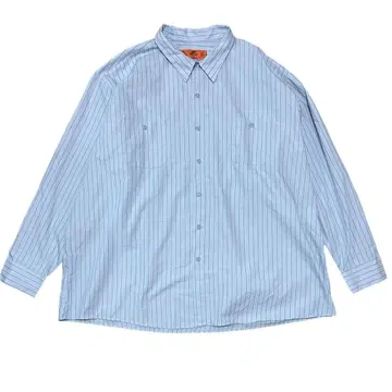 구제 의류/4XL REDKAP 스트라이프 워크 셔츠 빅 사이즈