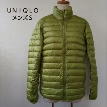 UNIQLO 울트라 라이트 다운 남성용 S 그린 다운 자켓