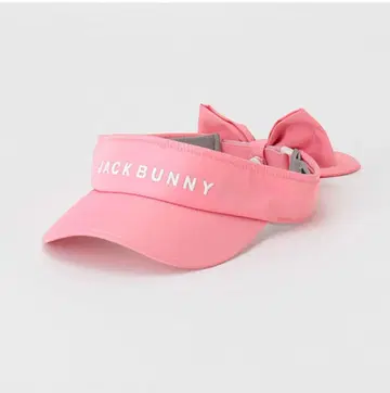 JACK BUNNY 핑크 리본 포함 선바이저