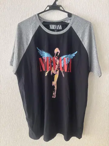 NIRVANA 닐바나 ANGELIC RAGLAN 밴딩 T셔츠